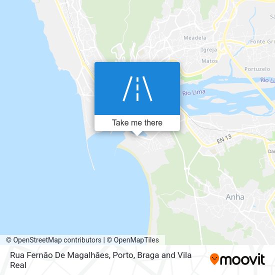 Rua Fernão De Magalhães mapa