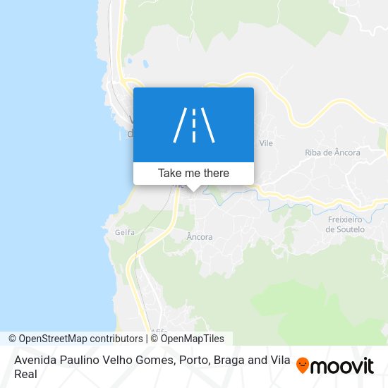 Avenida Paulino Velho Gomes mapa