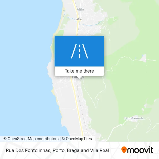 Rua Des Fontelinhas map