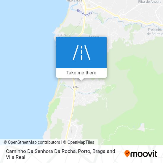 Caminho Da Senhora Da Rocha map