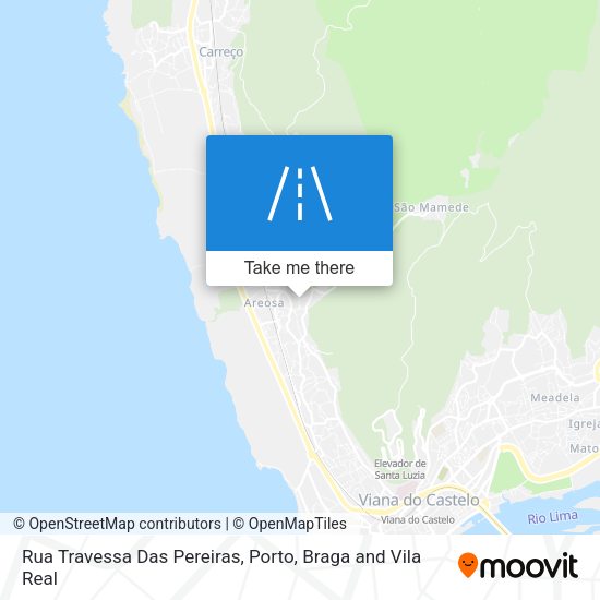 Rua Travessa Das Pereiras map
