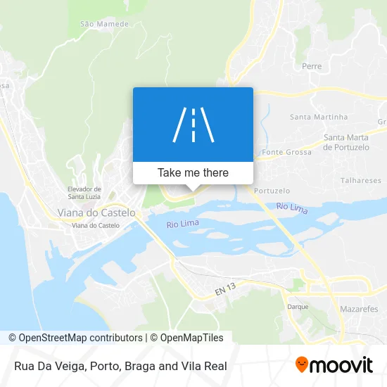 Rua Da Veiga map