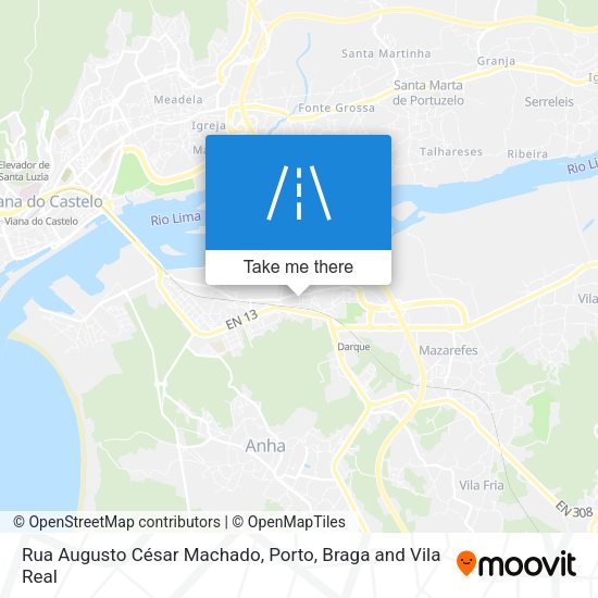 Rua Augusto César Machado map