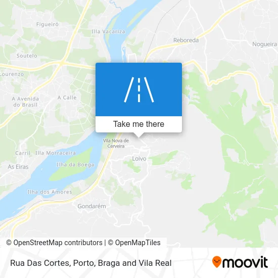 Rua Das Cortes map