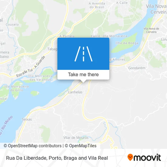 Rua Da Liberdade mapa