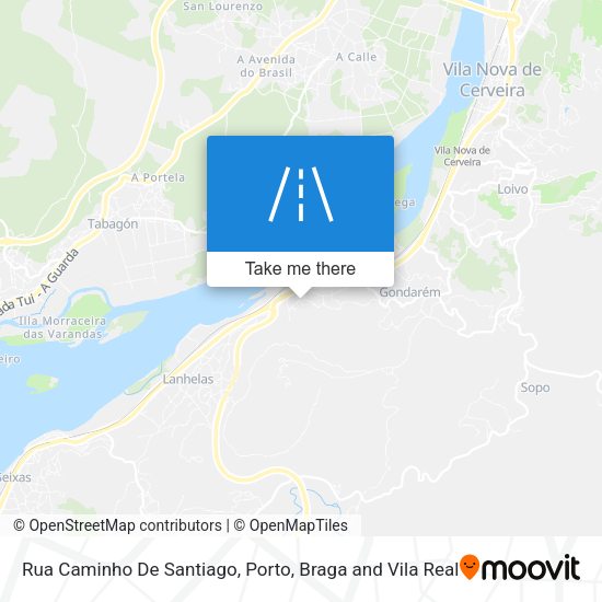 Rua Caminho De Santiago map