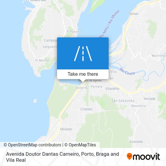 Avenida Doutor Dantas Carneiro mapa