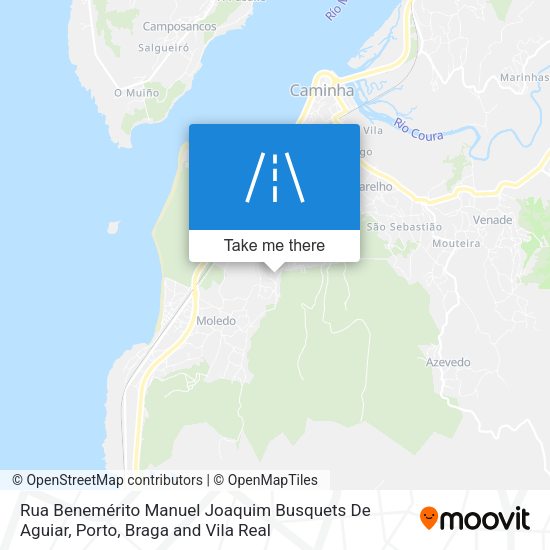 Rua Benemérito Manuel Joaquim Busquets De Aguiar mapa