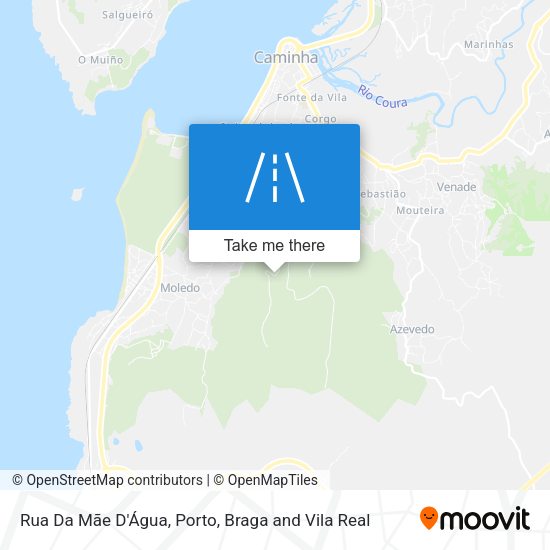 Rua Da Mãe D'Água mapa