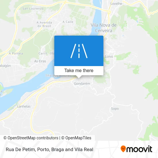 Rua De Petim map