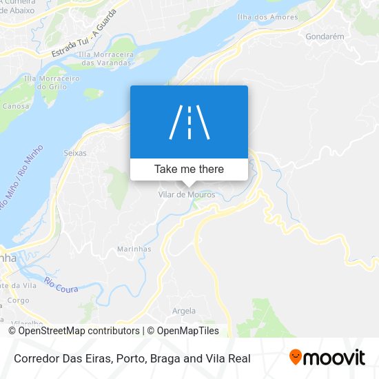 Corredor Das Eiras mapa