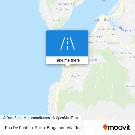 Rua De Fontela map