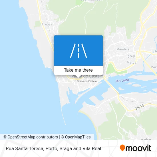 Rua Santa Teresa map