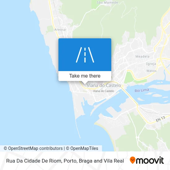 Rua Da Cidade De Riom map