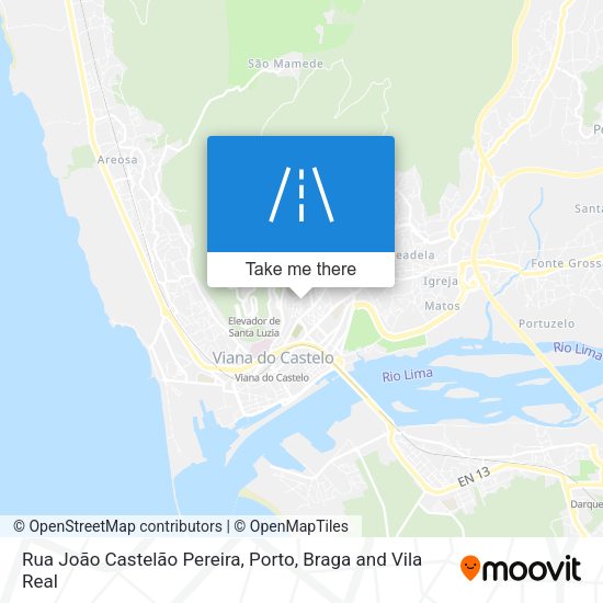 Rua João Castelão Pereira map