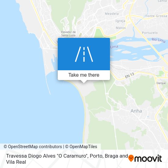 Travessa Diogo Alves "O Caramuro" mapa