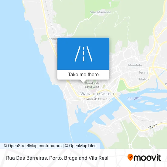 Rua Das Barreiras map