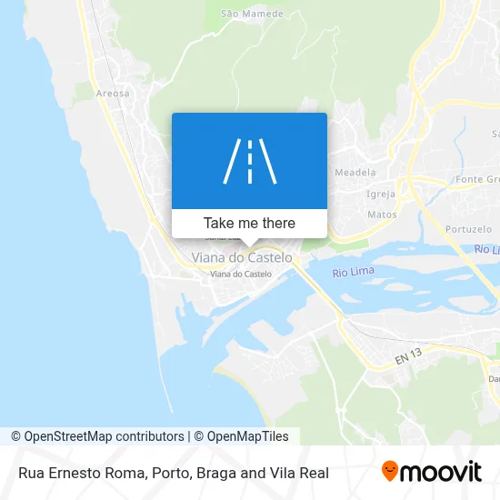 Rua Ernesto Roma map