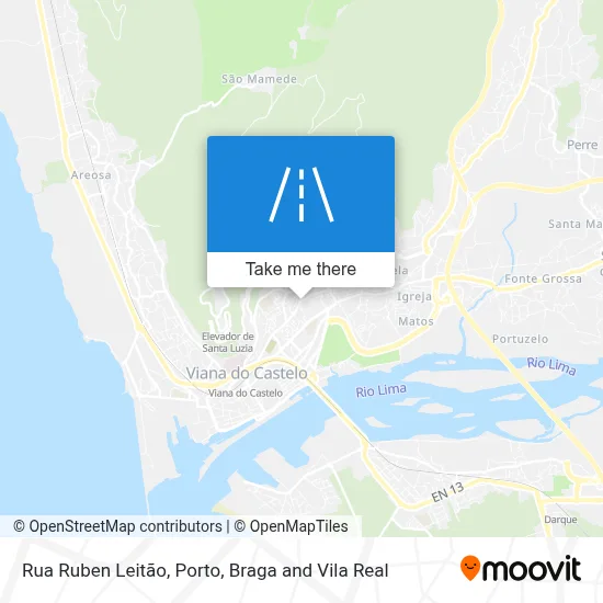 Rua Ruben Leitão map