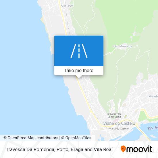 Travessa Da Romenda mapa