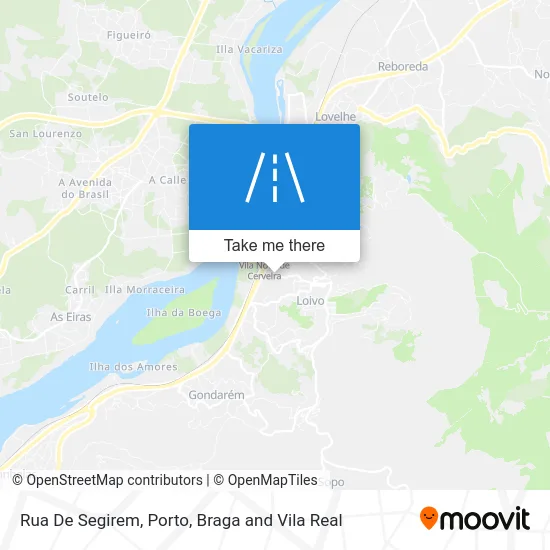 Rua De Segirem map