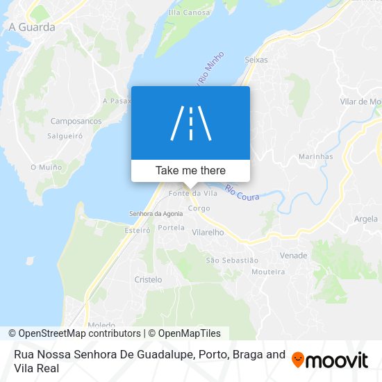 Rua Nossa Senhora De Guadalupe mapa