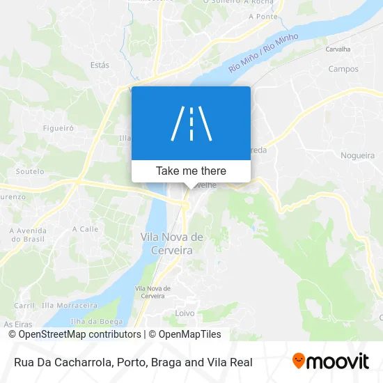 Rua Da Cacharrola map