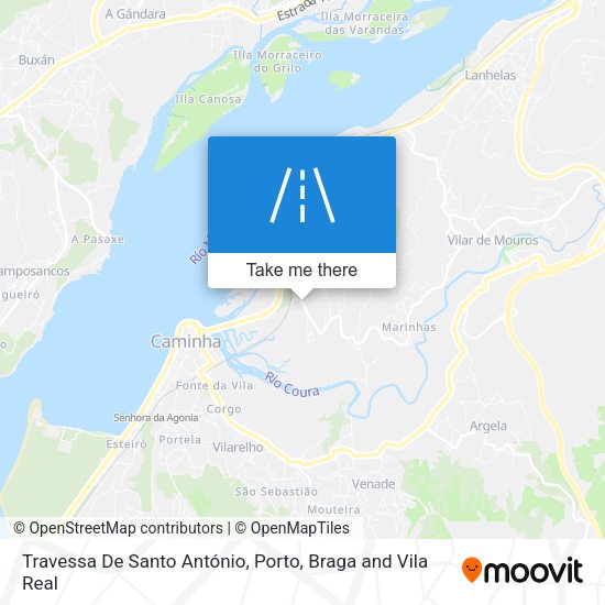 Travessa De Santo António mapa
