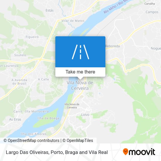 Largo Das Oliveiras mapa