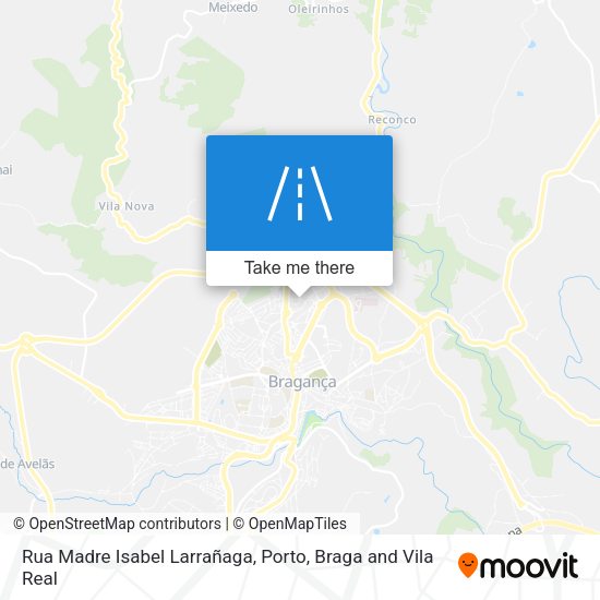 Rua Madre Isabel Larrañaga mapa