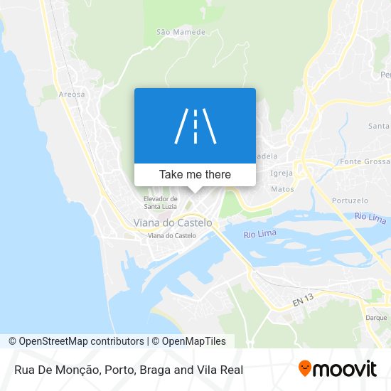Rua De Monção map