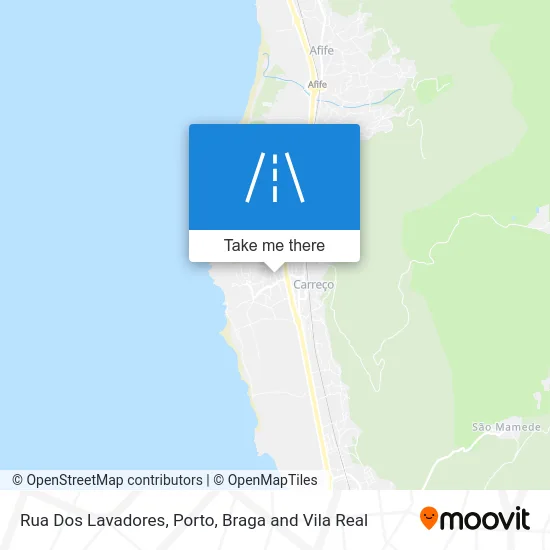 Rua Dos Lavadores map