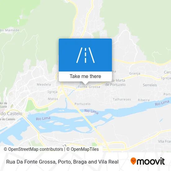 Rua Da Fonte Grossa map