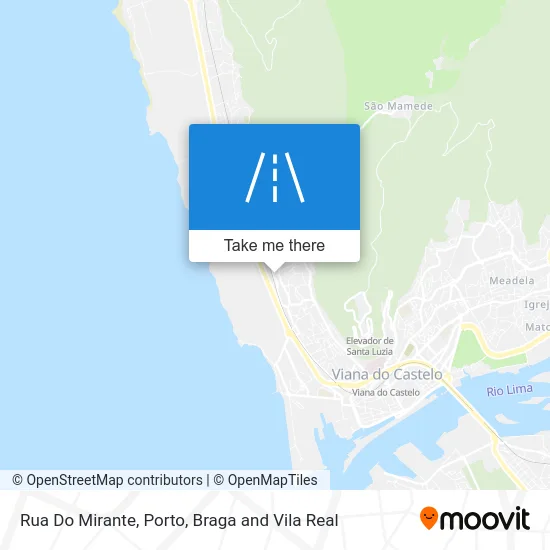 Rua Do Mirante map