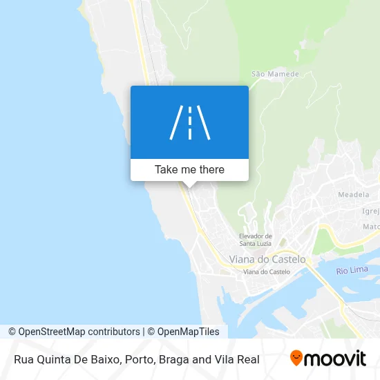 Rua Quinta De Baixo map