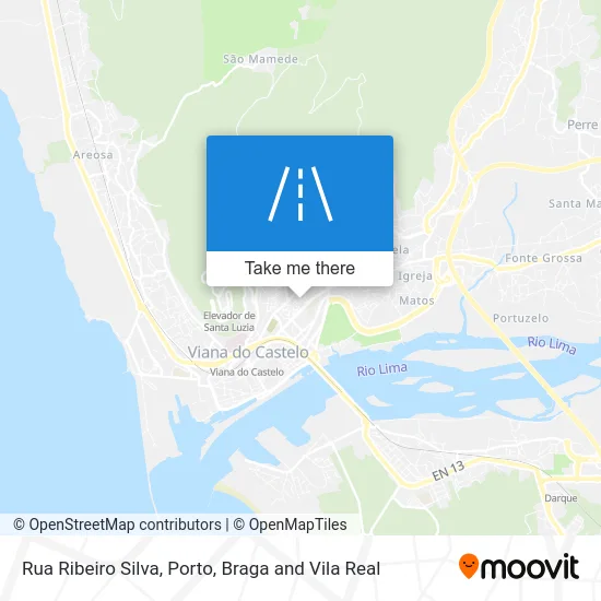 Rua Ribeiro Silva map