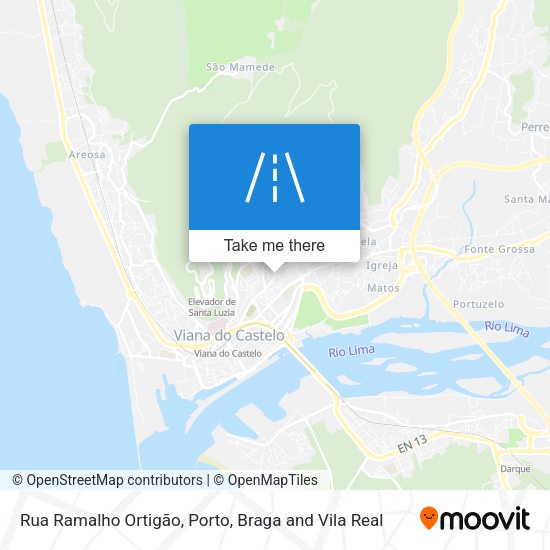 Rua Ramalho Ortigão map