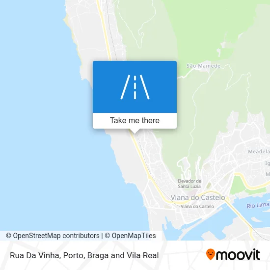 Rua Da Vinha map