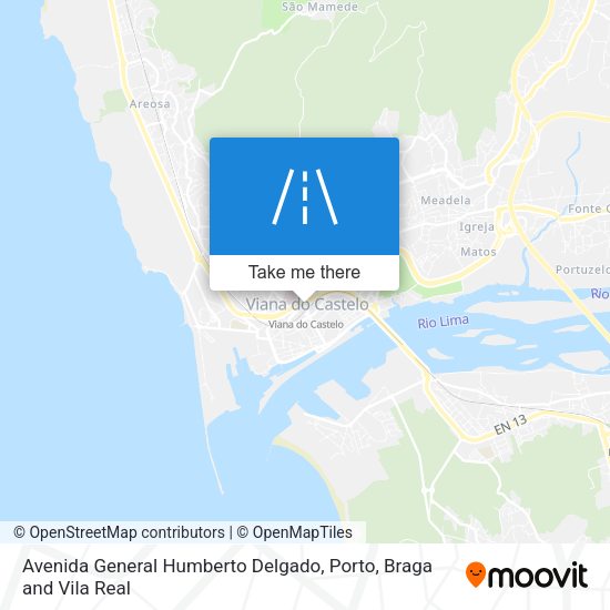 Avenida General Humberto Delgado map