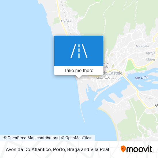 Avenida Do Atlântico mapa
