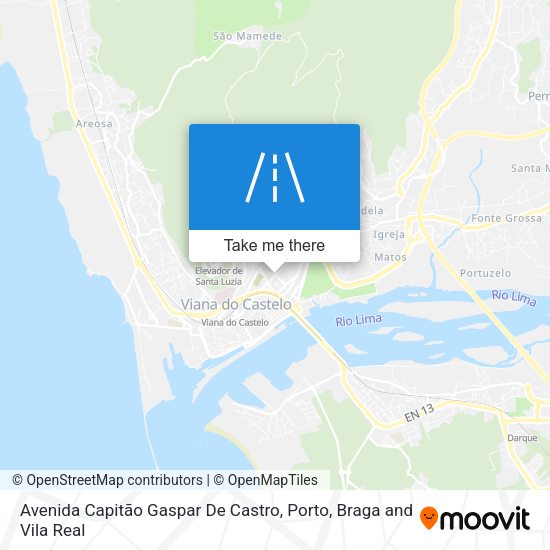 Avenida Capitão Gaspar De Castro mapa