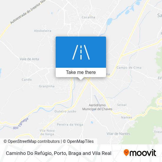 Caminho Do Refúgio mapa