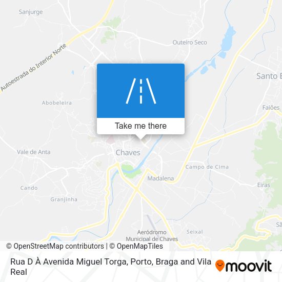 Rua D À Avenida Miguel Torga map