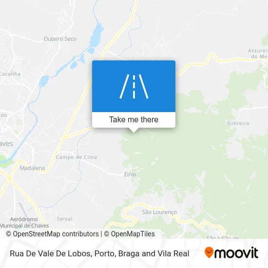 Rua De Vale De Lobos map