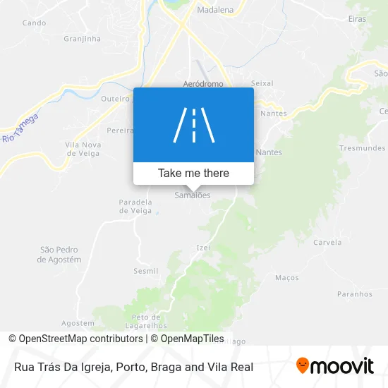 Rua Trás Da Igreja map