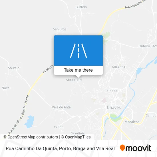 Rua Caminho Da Quinta map