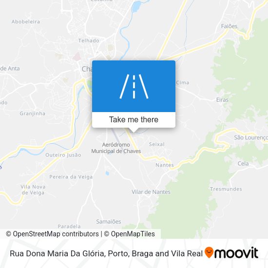 Rua Dona Maria Da Glória mapa