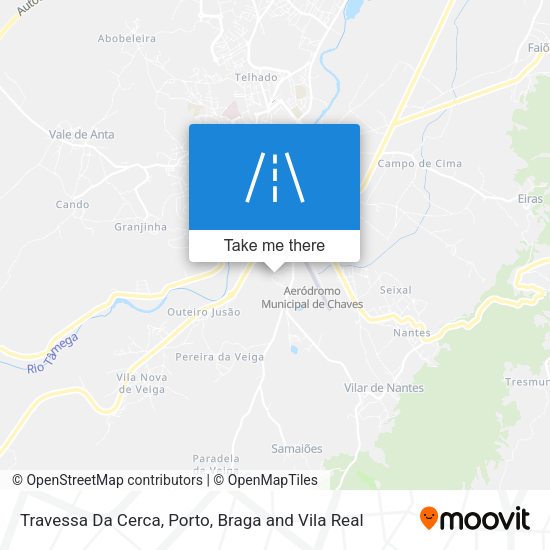 Travessa Da Cerca mapa