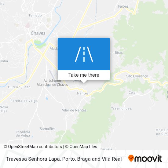 Travessa Senhora Lapa mapa