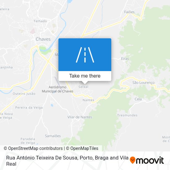 Rua António Teixeira De Sousa map